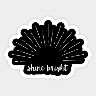 Shine Bright Crown Sticker